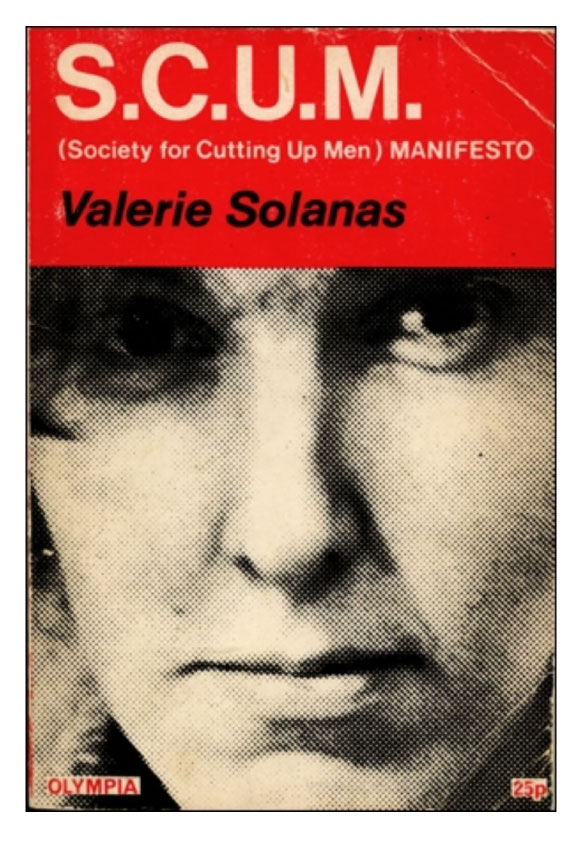 Valérie Solanas, the SCUM Manifesto, édition originale Maurice Girodias © Olympia Press, New York