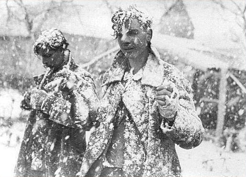 Soldats allemands pendant la bataille 