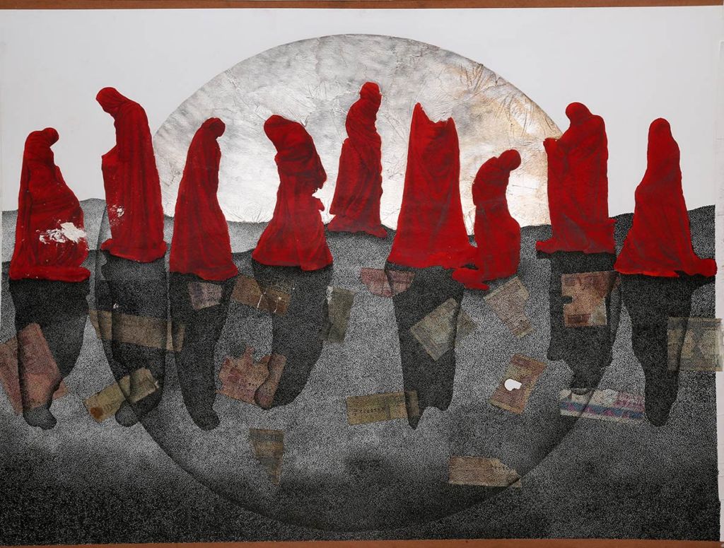 Mohsin Taasha, série Tavalod-e dobareh-ye sorkh [La Renaissance du Rouge – The rebirth of red], Kaboul, 2017, collection de l’artiste.