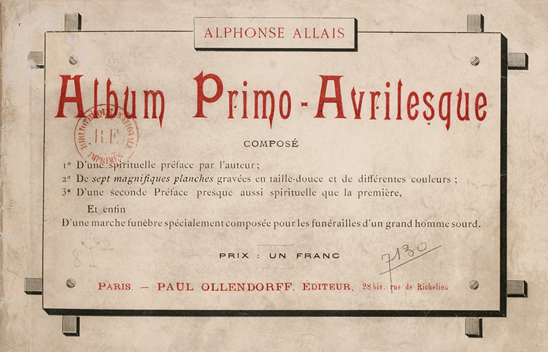 alphonse Allais, Album Primo avrilesque