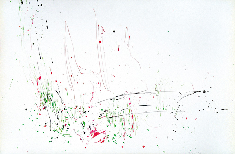 Jean Dupuy, N° 22, 1964, acrylique sur papier, 67 x 103 cm (Photo : Eddy Herier)